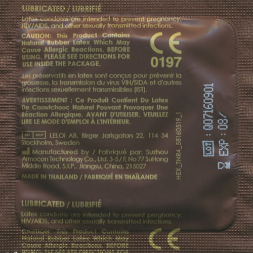 Lelo  HEX™ «Respect XL», 12 weite Kondome mit revolutionärer Sechseckstruktur