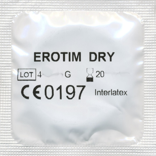 AMOR «Erotim Dry» 100 dry condoms without silicone oil, maxi pack