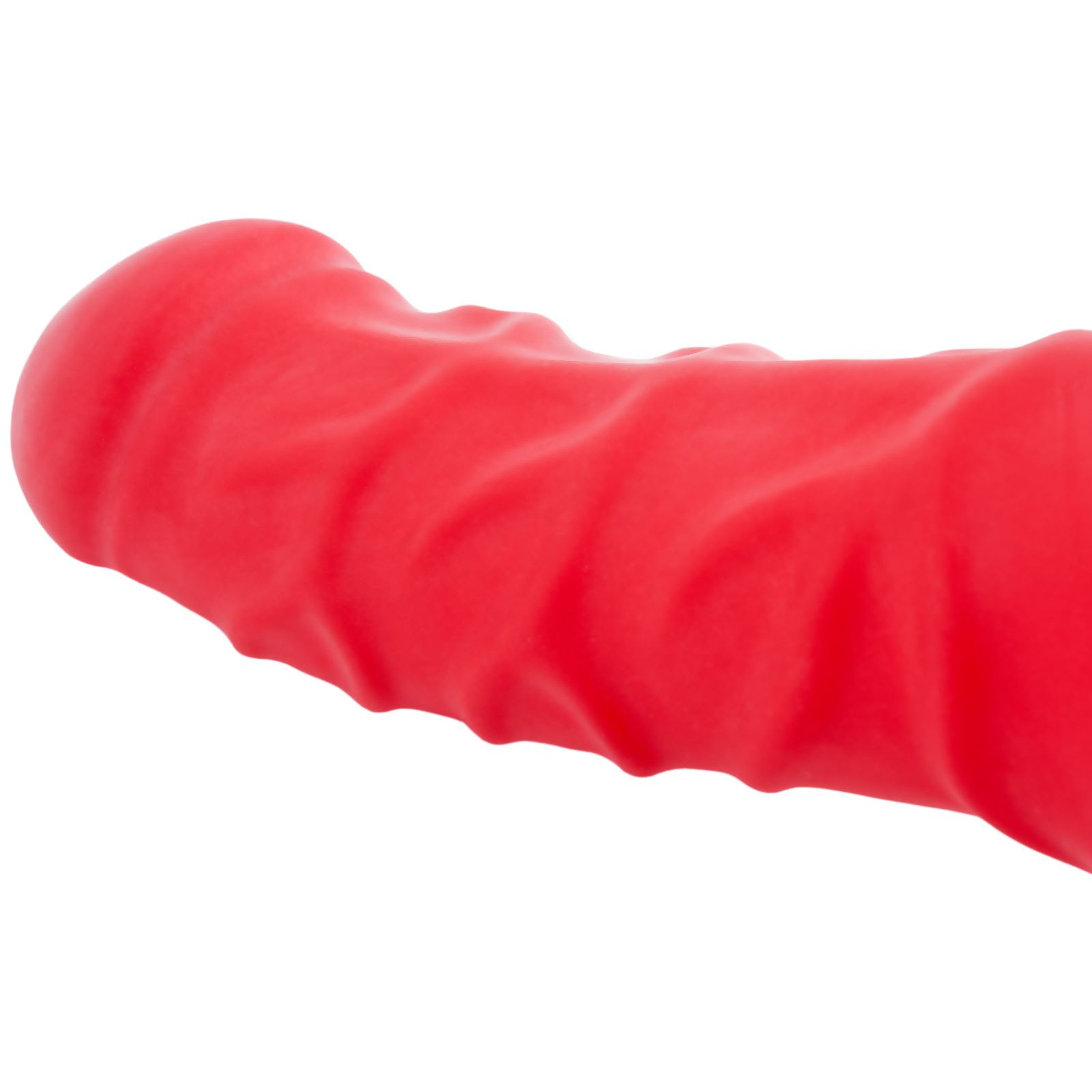 Toylie Latex-Penishülle «FRANZ» rot, mit starker Äderung und Hodensack