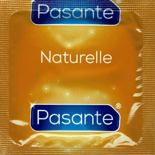 Pasante «Naturelle» (Natural Fit) 3 anatomical shaped condoms with 66mm-head