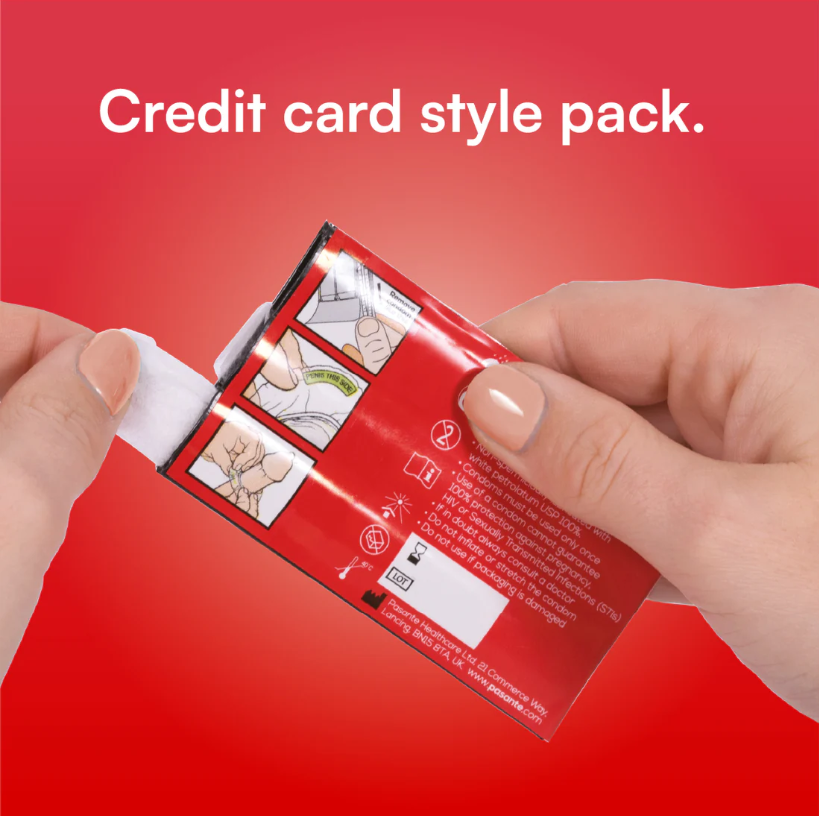 Pasante «Unique» 3 latexfreie Kondome - hypoallergen, wärmeleitend und auch mit ölhaltigen Gleitmitteln verwendbar