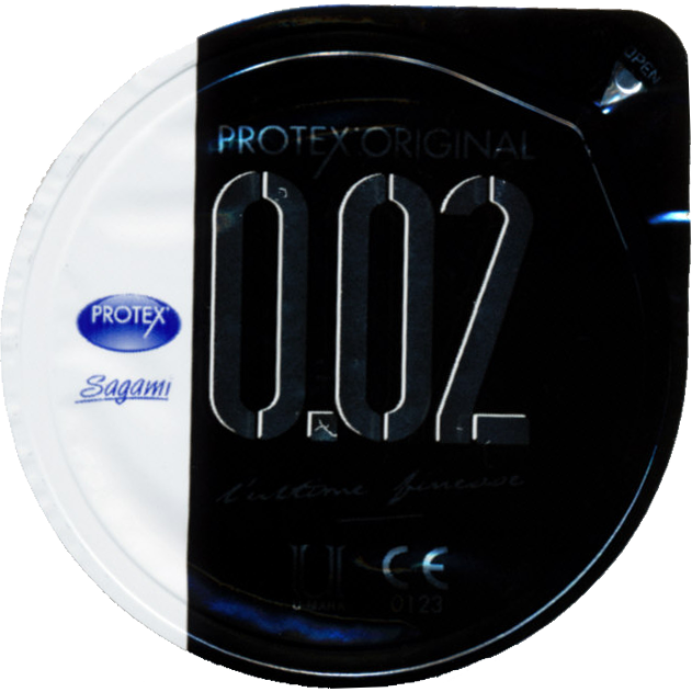 Protex «Original 0.02» Ultime Finesse 12 latex free condoms, made of polyurethane