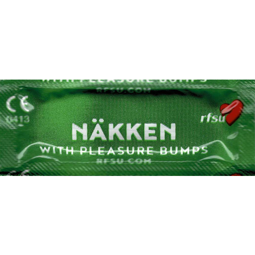 RFSU «Näkken» (Pleasure bumps for stimulation) 10 anatomische Kondome mit Pleasure Bumps-Noppen für pure Stimulation