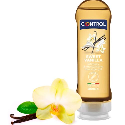 Control 2-in-1 «Sweet Vanilla» Gleit- und Massagegel mit süßem Duft, 200ml (1)