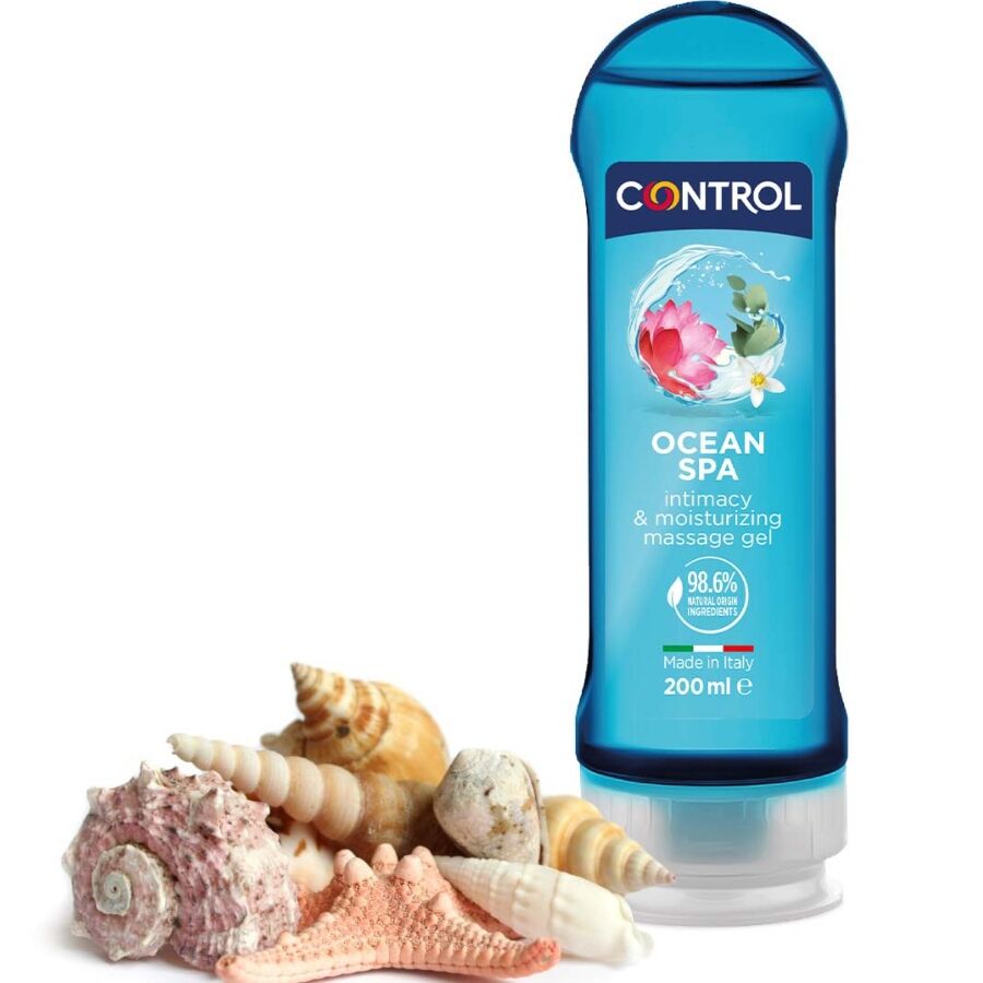 Control 2-in-1 «Ocean Spa» Gleit- und Massagegel mit mediterranem Duft, 200ml (1)