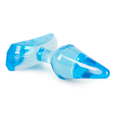 EasyToys «The Assifier» flexible anal plug, blue/semi-transparent