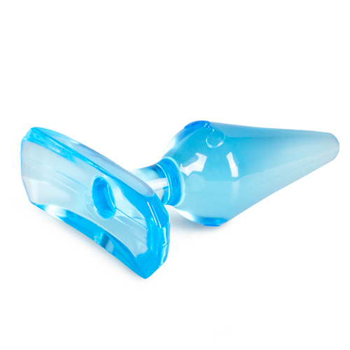 EasyToys «The Assifier» flexible anal plug, blue/semi-transparent