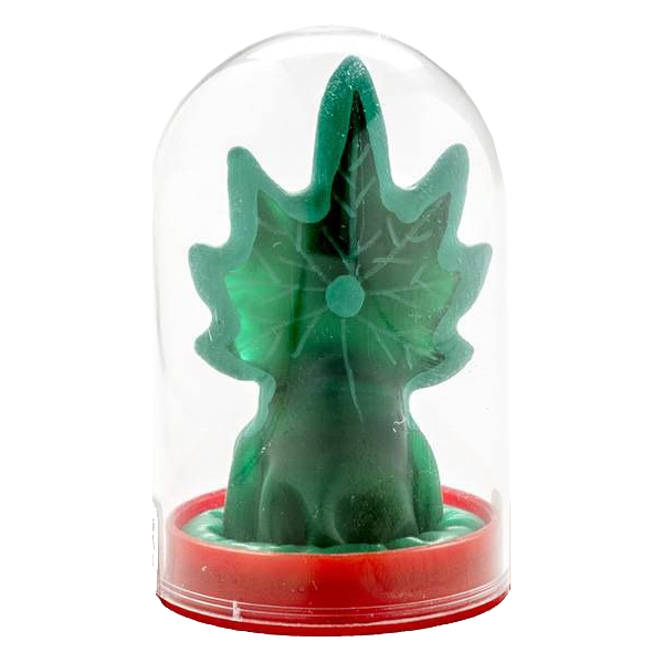 Novelty condom with figure «Cannabis» 1 piece, hand painted