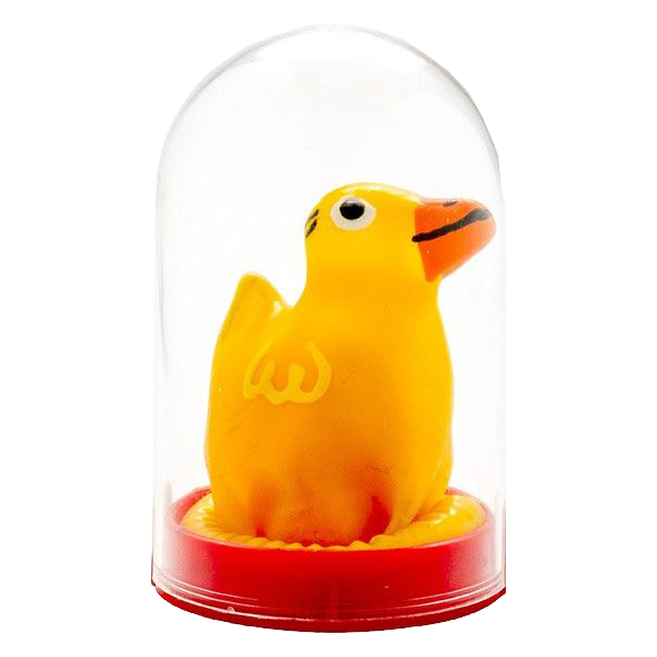 Novelty condom mit figure «Duck» 1 piece, hand painted