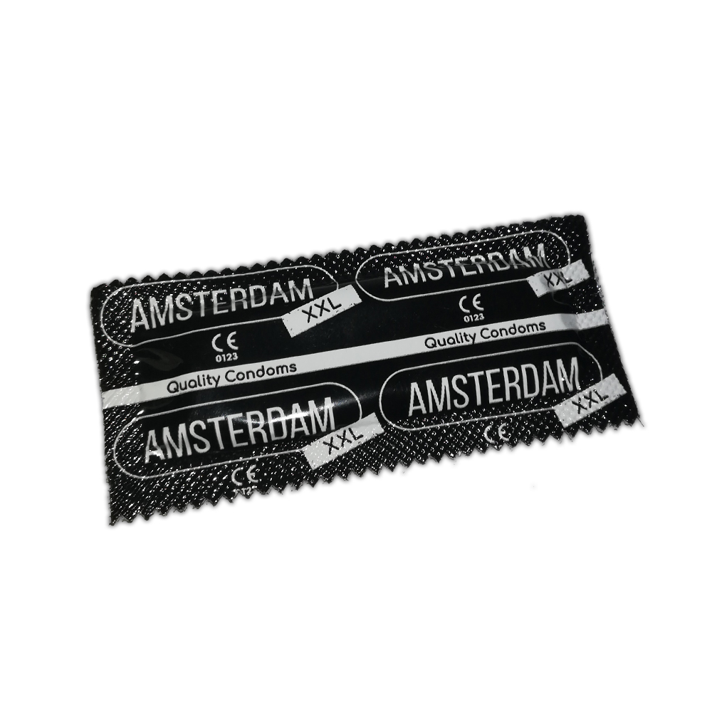 Amsterdam «XXL» 100 extra große Kondome ohne Latexgeruch