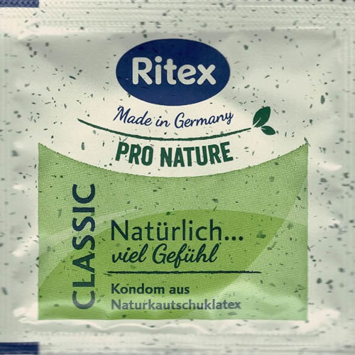 Ritex Pro Nature «Classic» 8 eco-friendly and sustainable condoms for the real feeling