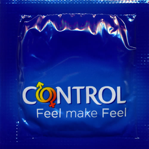 Control «Non Stop Xtra Lines» 6 long love condoms with ribs and dots