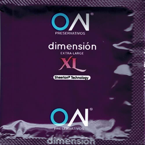 Okamoto ON® «Dimensión XL» 12 SHEERLON®-Kondome mit 69mm-Kopfteil