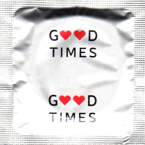 GoodTimes «Ribbed» Row of Ridges - 3 gerippte Kondome für intensiven Sex