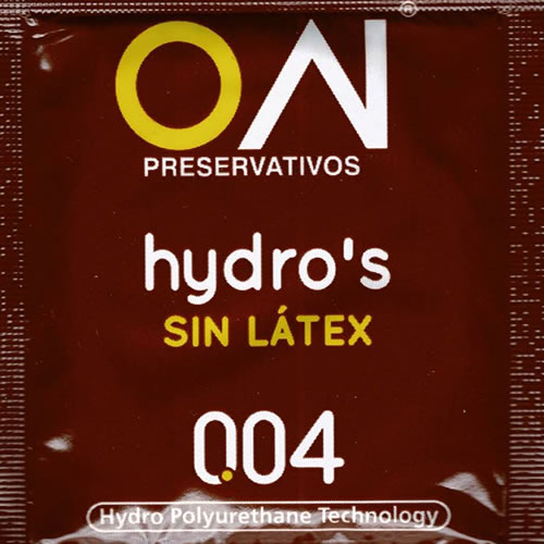 Okamoto ON® «Hydros 004» 10 absolut geruchslose und latexfreie Kondome