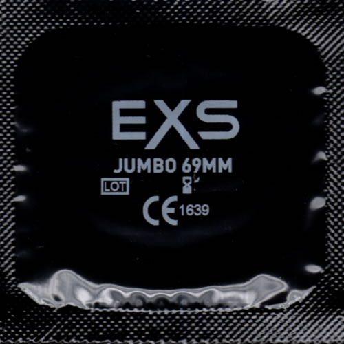 EXS «Jumbo 69» 144 extremely wide condoms for the real large penis, bulk pack