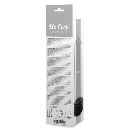 Mr. Cock «Penispumpe für Einsteiger» clear, für eine temporäre Penisvergrößerung