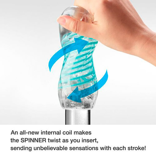 Tenga Spinner «01 Tetra» reusable masturbator with twisting and spinning effect