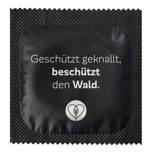 Kondome für's Klima «ReLeaf» 3 x 9 vegane Kondome plus eine gute Tat - jedes Kondom pflanzt einen Baum