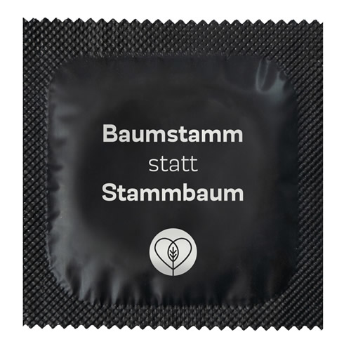 Kondome für's Klima «ReLeaf» 6 x 9 vegane Kondome plus eine gute Tat - jedes Kondom pflanzt einen Baum