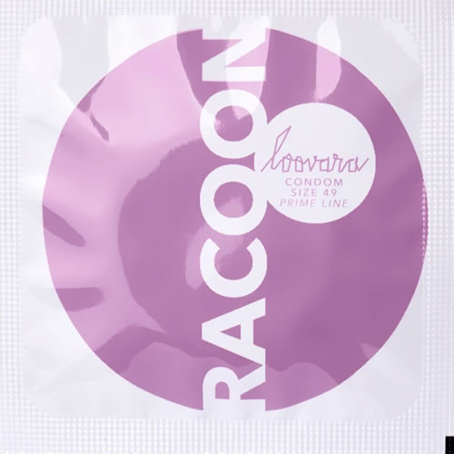 Loovara 49 «Racoon» 3 durable made-to-measure condoms made of fair trade latex