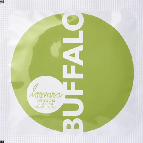 Loovara 64 «Buffalo» 12 strapazierfähige Maßkondome aus Fairtrade-Latex