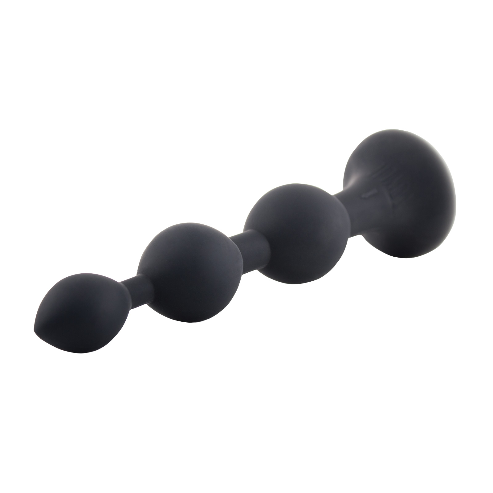 Toylie Silikon Anal Dildo «Bullet» black, velvety smooth anal dildo for her and him with suction cup