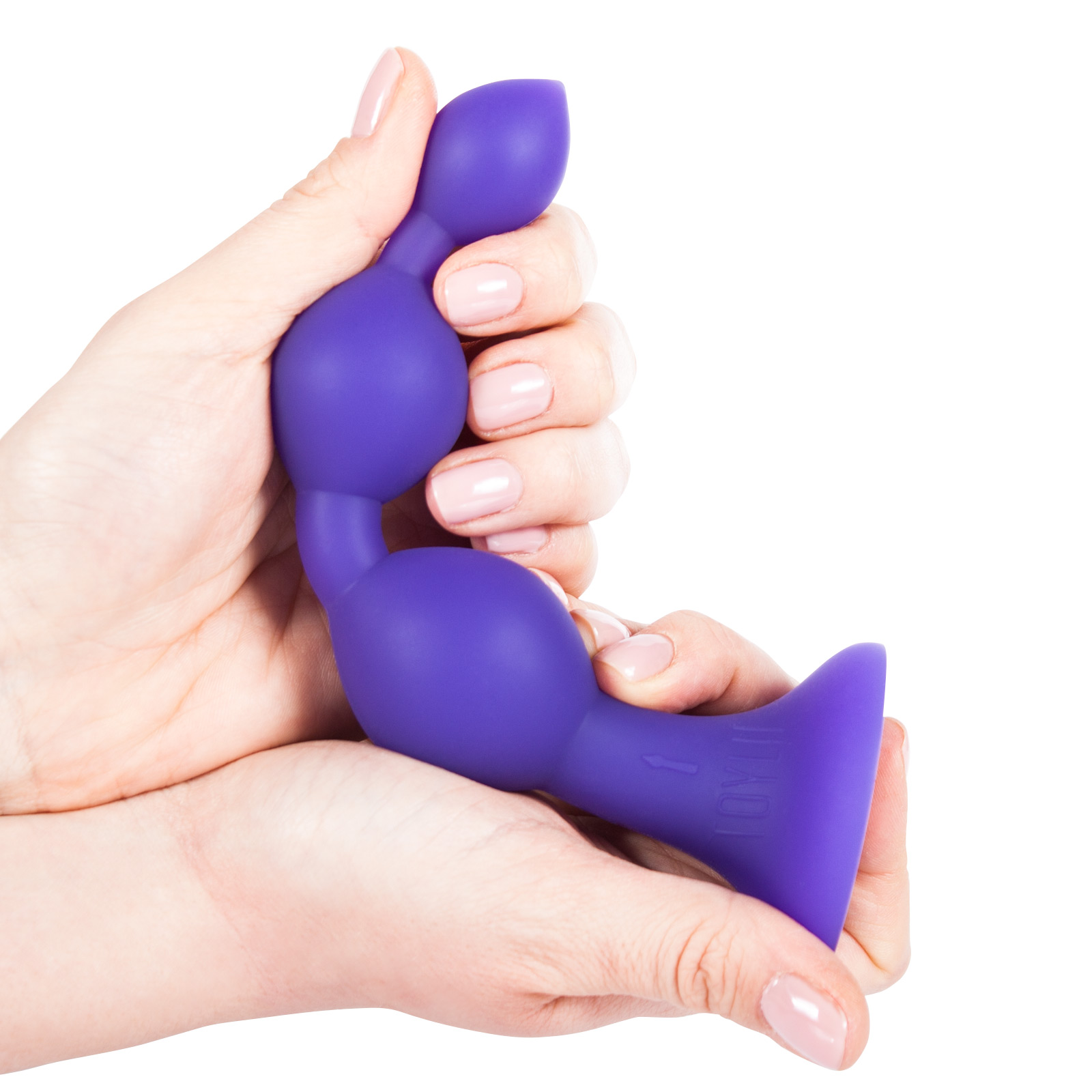 Toylie Silikon Anal Dildo «Bullet» purple, velvety smooth anal dildo for her and him with suction cup