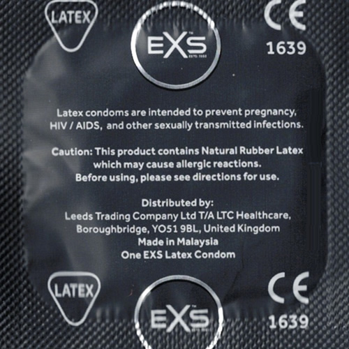 EXS Kleinpackung «Nano Thin» 3 superdünne Kondome mit der dünnsten Wandstärke
