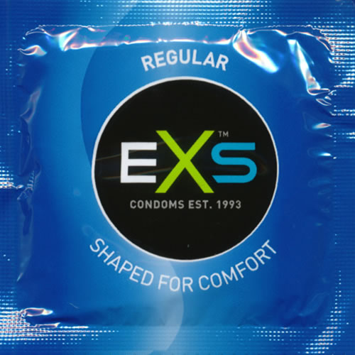 EXS «Regular» Comfy Fit, 12 bequeme Kondome mit 65mm-Kopfteil