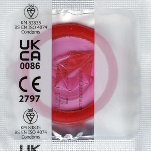 Pasante «Strawberry» (Vorratspackung) 144 fruchtige Erdbeer-Kondome