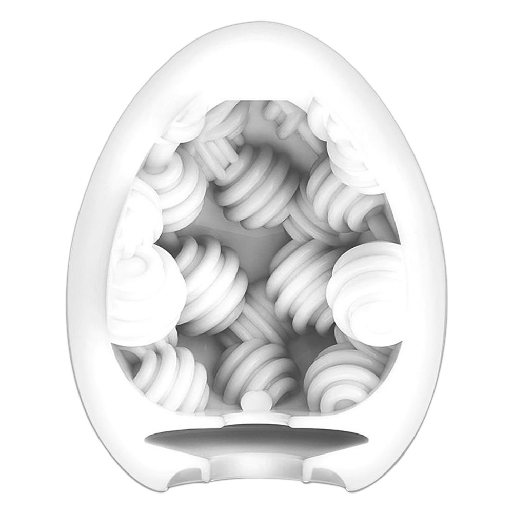 Tenga Egg «Sphere» disposable masturbator with stimulating structure (rilled dots)