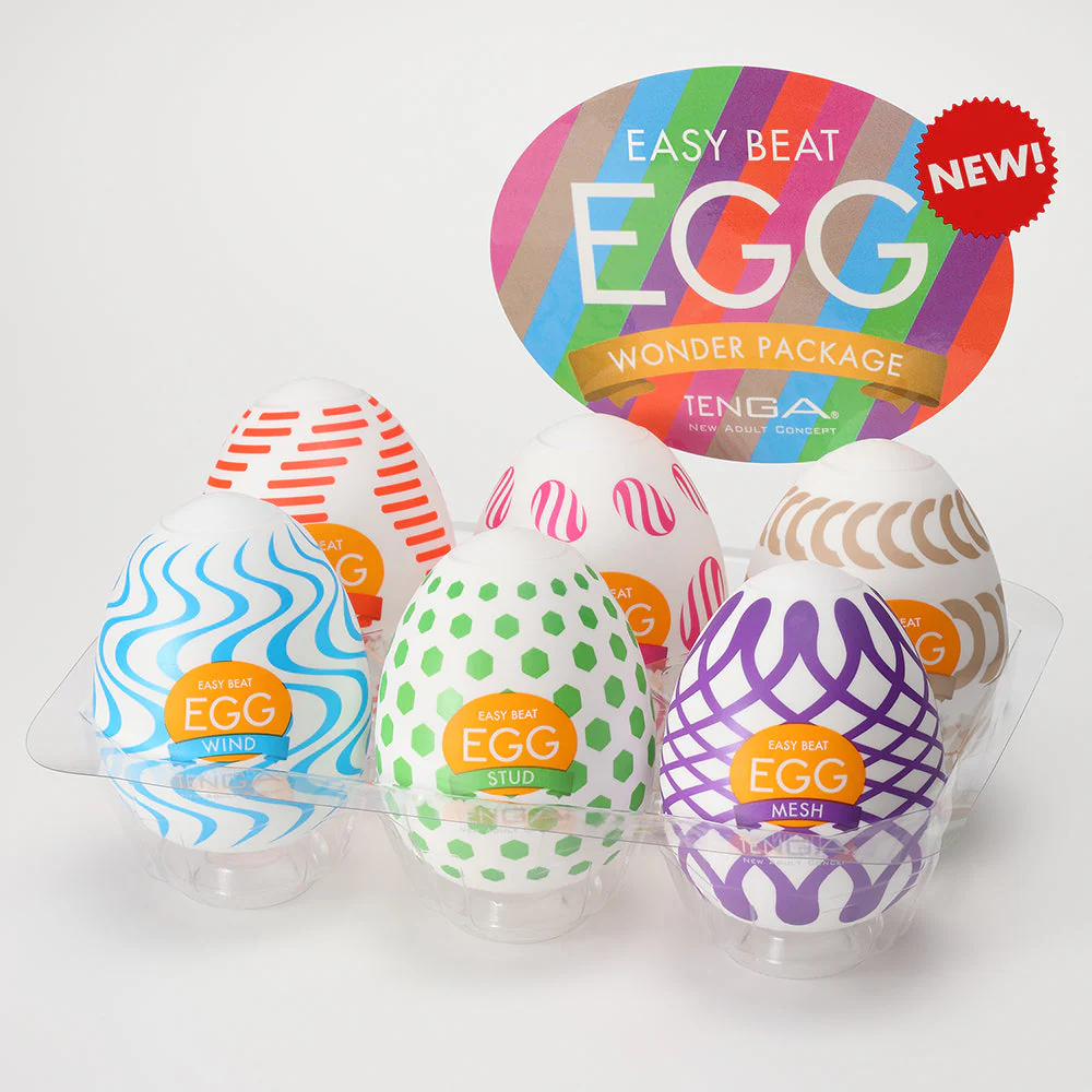 Tenga Egg Mixpack «Wonder Package» Einmal-Masturbatoren mit stimulierender Struktur, 6 Stück (5)