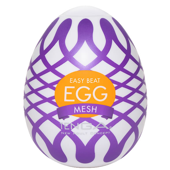 Tenga Egg Sixpack «Mesh» Einmal-Masturbatoren mit stimulierender Struktur (Netzgitter), 6 Stück