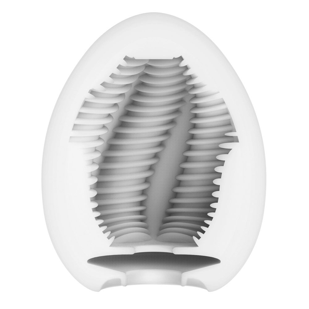 Tenga Egg Sixpack «Tube» Einmal-Masturbatoren mit stimulierender Struktur (gerippte Wellen), 6 Stück