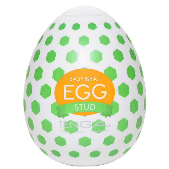 Tenga Egg Sixpack «Stud» Einmal-Masturbatoren mit stimulierender Struktur (Noppen), 6 Stück