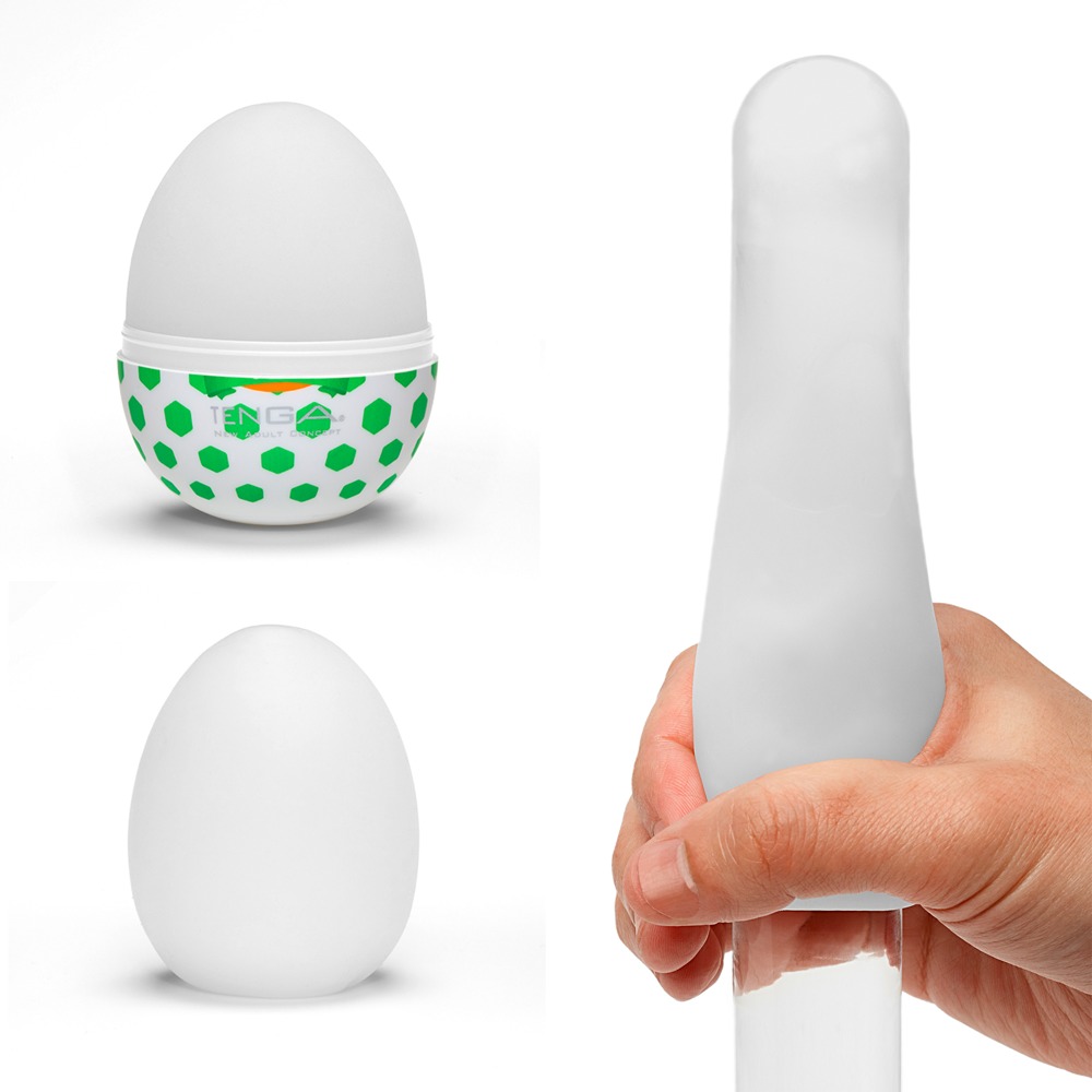 Tenga Egg Sixpack «Stud» 6 disposable masturbators with stimulating structure (dotted)