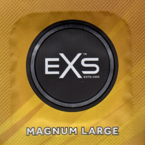 EXS Kleinpackung «Magnum» Large, 3 XXL-Kondome für noch mehr Freiraum