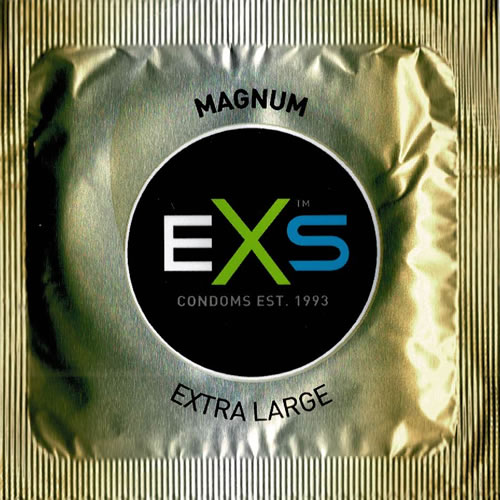 EXS Kleinpackung «Magnum» Large, 3 XXL-Kondome für noch mehr Freiraum