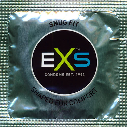 EXS «Snug» Closer Fitting, 3 extra small condoms for a tighter fit