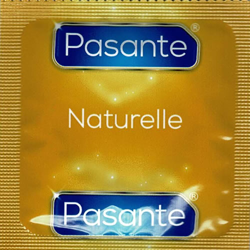 Pasante «Naturelle» (bulk pack) 3 anatomical shaped condoms with 66mm-head