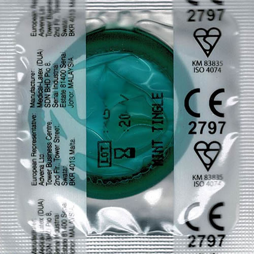 Pasante «Mint» (bulk pack) 144 refreshing mint condoms