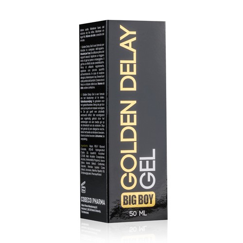 Cobeco Pharma BIG BOY «Golden Delay Gel» 50ml retarding cream for a reliable erection