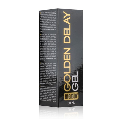 Cobeco Pharma BIG BOY «Golden Delay Gel» 50ml retarding cream for a reliable erection