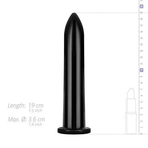 All Black «Anal Dildo» Black, 20 cm length