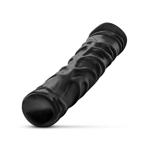 All Black «Realistischer XXL Dildo» Black,  33 cm length