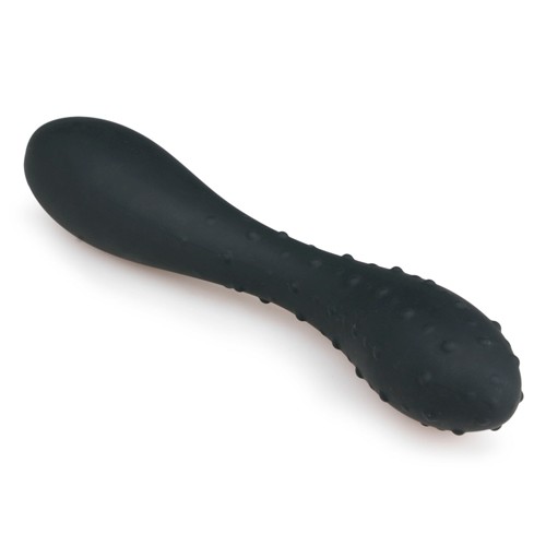 EasyToys «Textured Dong» schwarzer Noppen-Dildo für maximales Vergnügen