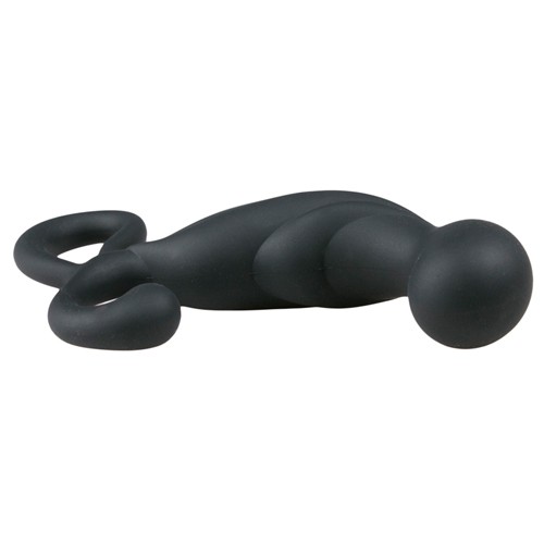 EasyToys «Prostata Massager» Schwarzes Prostata-Massagegerät mit gebogener Form zur P-Punkt-Stimulation