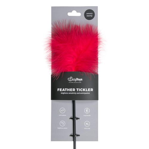 EasyToys «Feather Tickler» Rot, langer Federkitzler mit zarten Federn