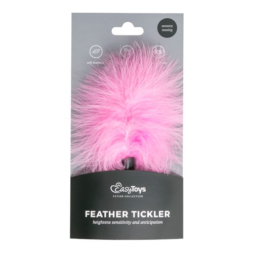 EasyToys «Feather Tickler» Pink, kleiner Federkitzler mit zarten Federn